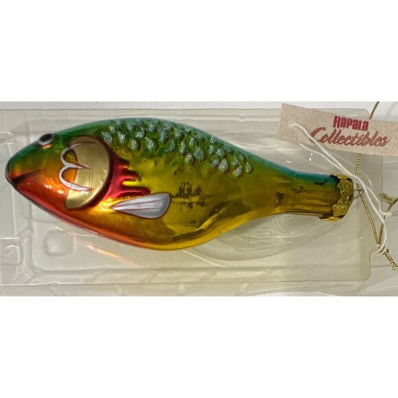 Rapala Collectibles Glass Christmas Tree Ornament Ltd Ed Fishing Lure Fish 4.75” - Picture 6 of 7